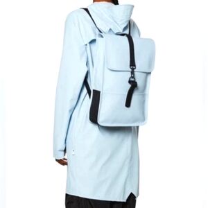 NWT RAINS SKY BLUE BACKPACK UNISEX DENMARK WATERPROOF EUROPEAN